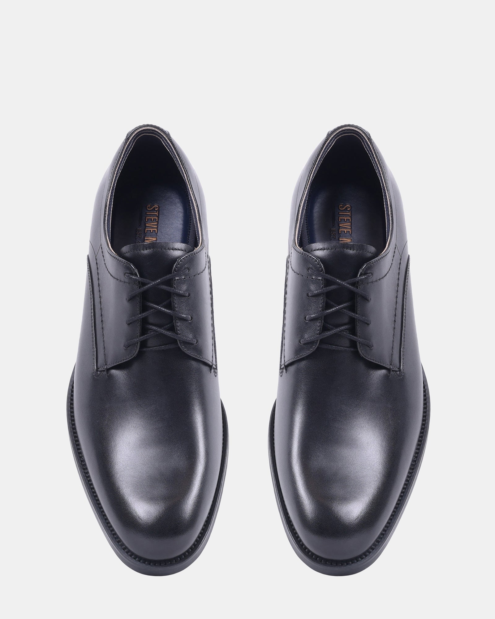 HELFANT BLACK LEATHER - Men's Shoes - Steve Madden Canada - view 4
