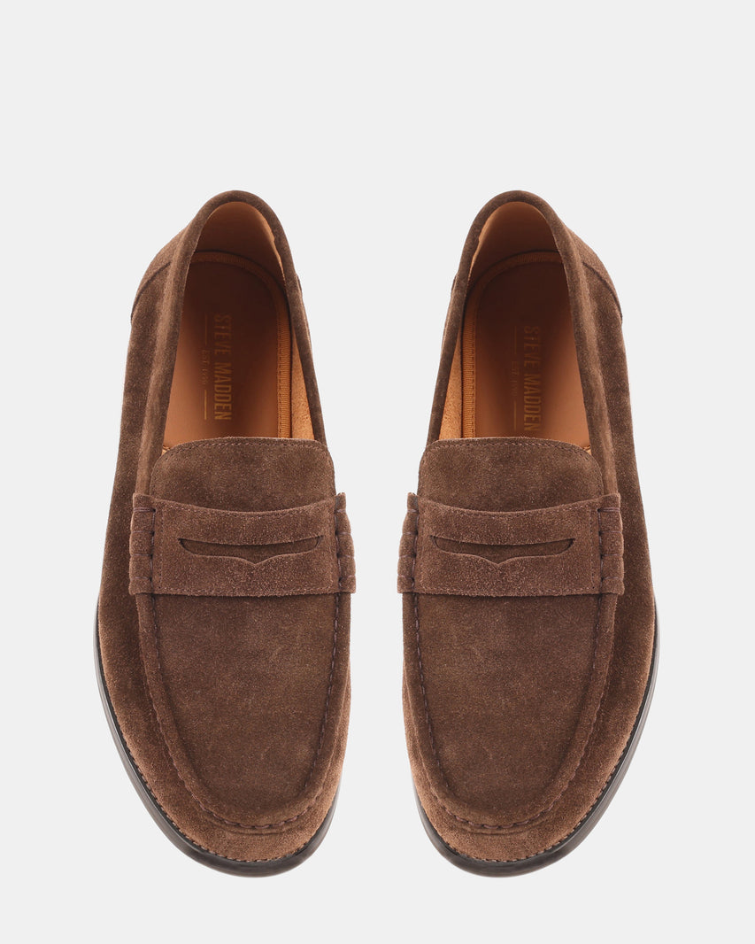 HETTICK BROWN SUEDE - Men's Shoes - Steve Madden Canada