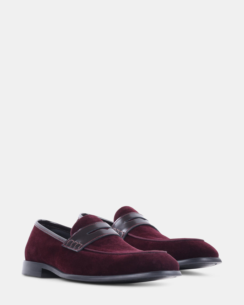 HINEMAN BURGUNDY VELVET - Men's Shoes - Steve Madden Canada - view 2
