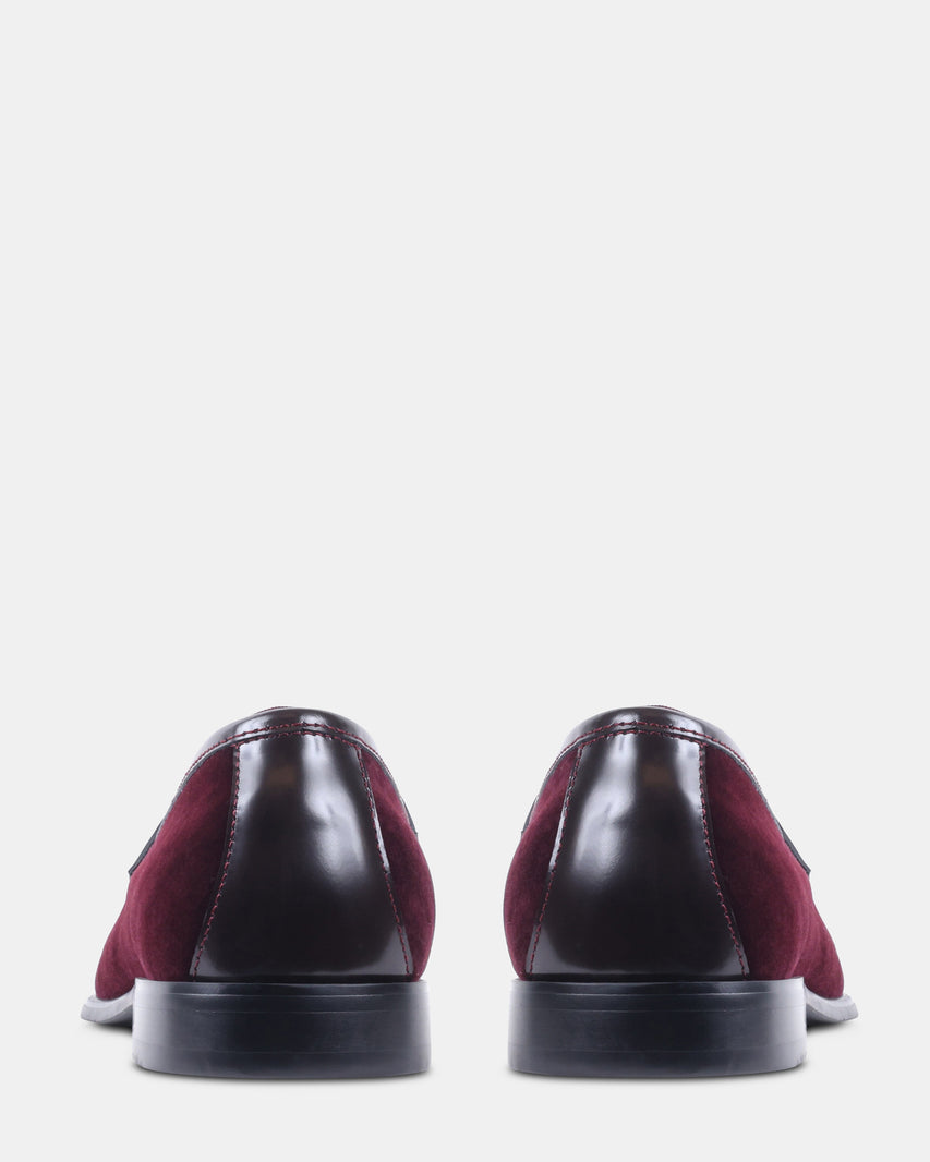 HINEMAN BURGUNDY VELVET - Men's Shoes - Steve Madden Canada - view 5