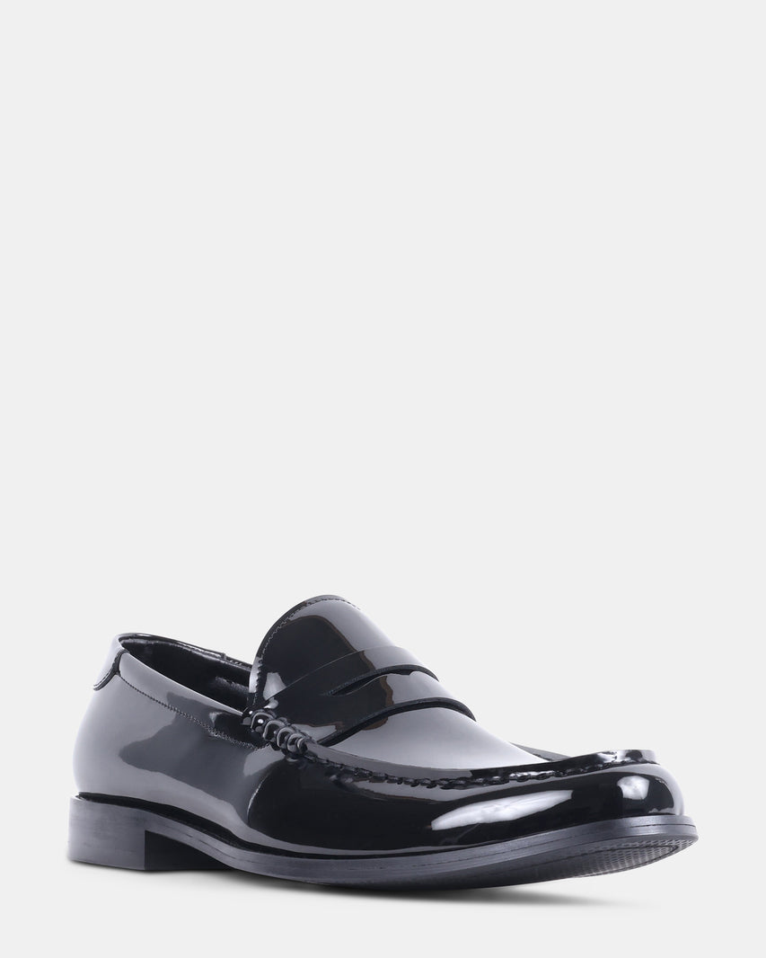 JACIER BLACK PATENT - Men's Shoes - Steve Madden Canada - view 2