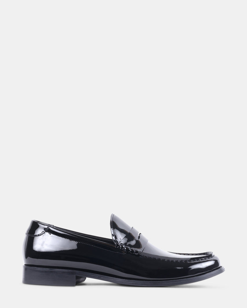 JACIER BLACK PATENT - Men's Shoes - Steve Madden Canada