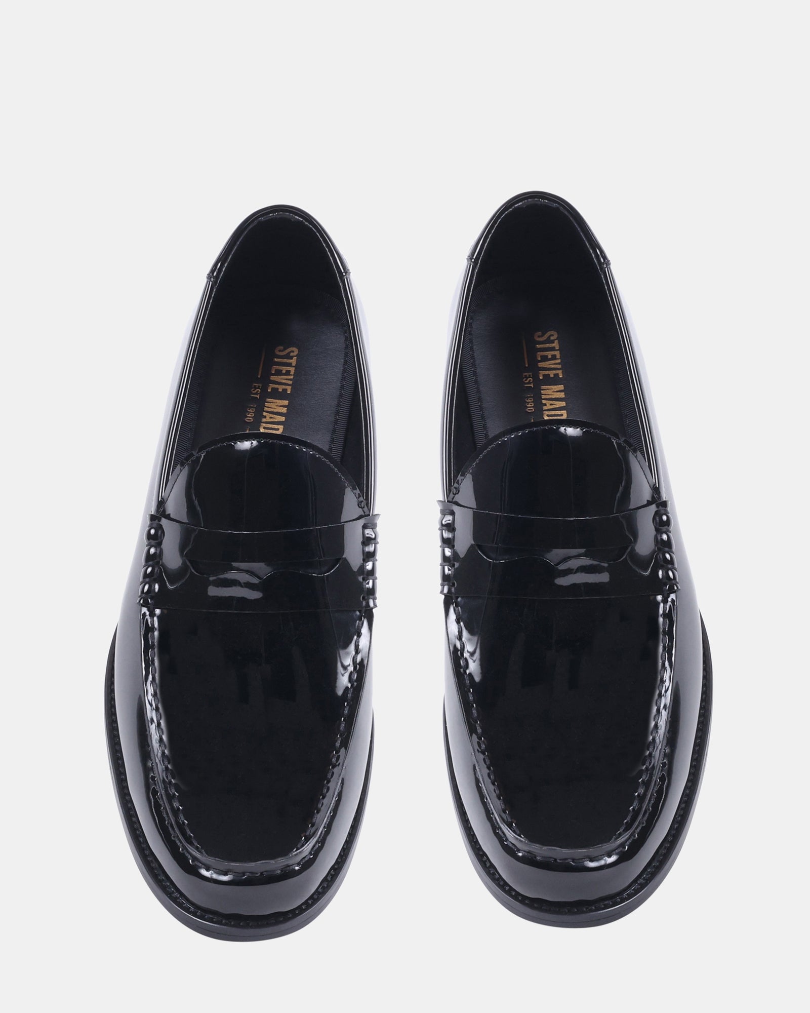 JACIER BLACK PATENT - Men's Shoes - Steve Madden Canada - view 4