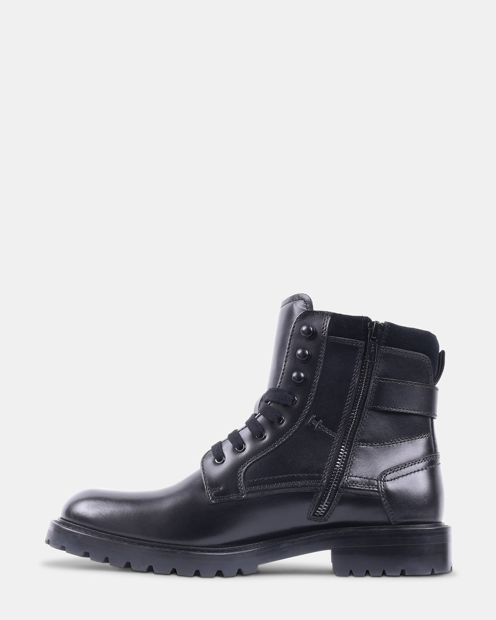 KANDID BLACK LEATHER - Men's Shoes - Steve Madden Canada - view 4