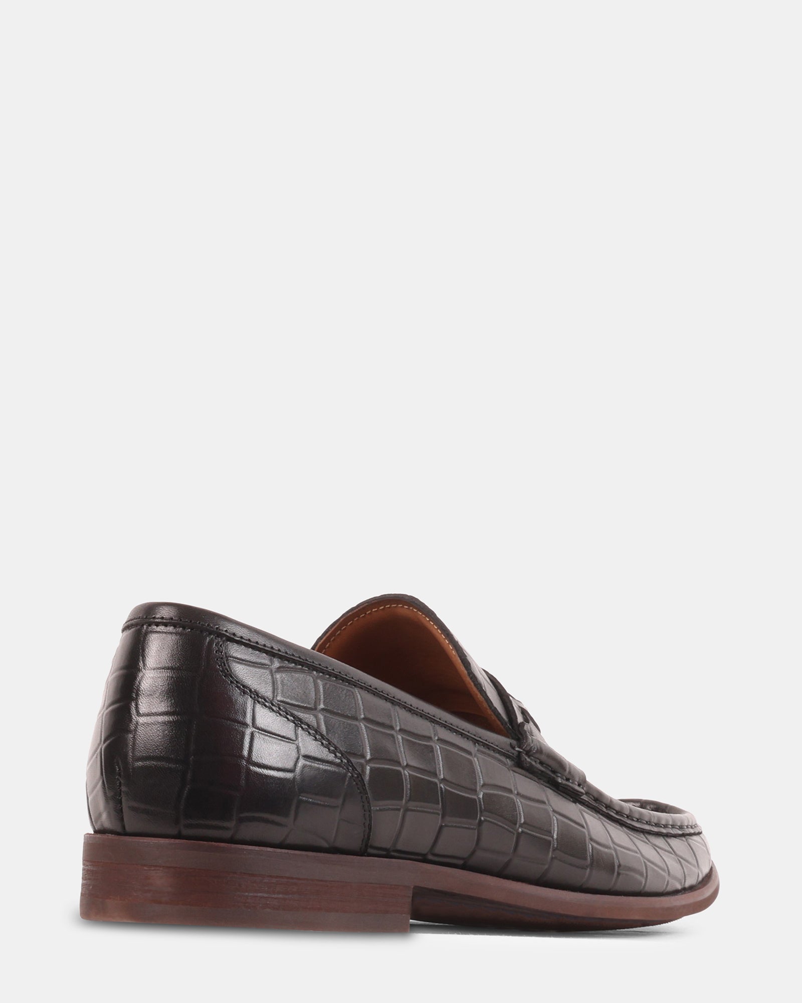 KLINE BLACK LEATHER - Men's Shoes - Steve Madden Canada - view 7