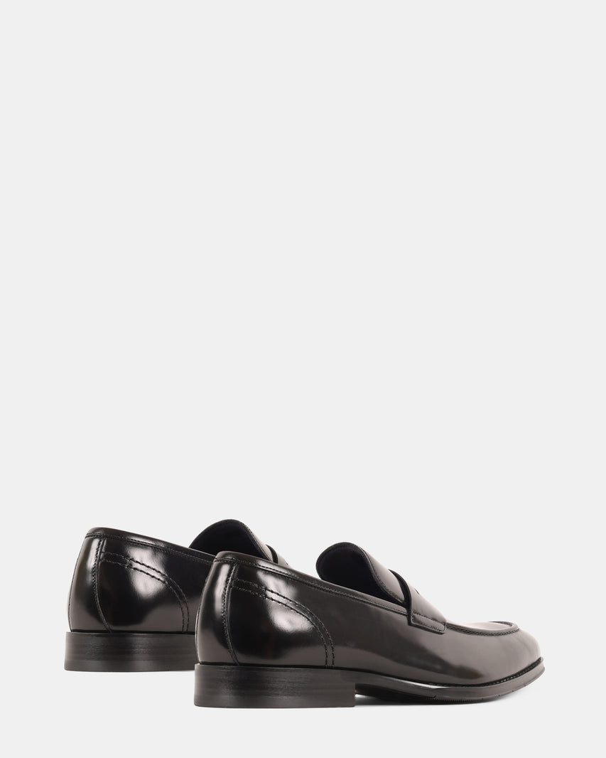 KNIES BLACK LEATHER - Men's Shoes - Steve Madden Canada - view 6