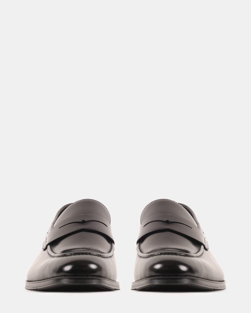 KNIES BLACK LEATHER - Men's Shoes - Steve Madden Canada - view 3