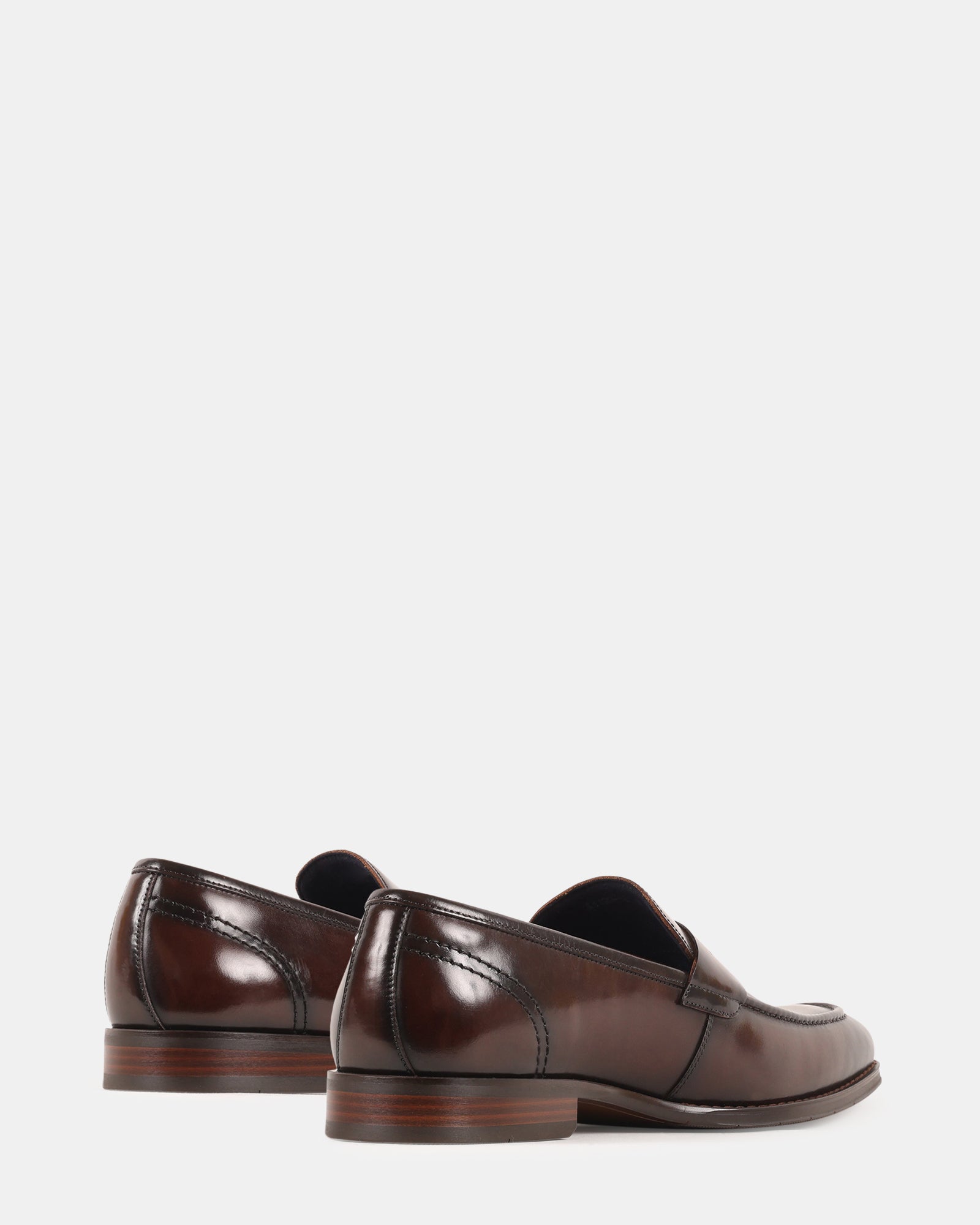 KNIES BROWN LEATHER - Men's Shoes - Steve Madden Canada - view 6