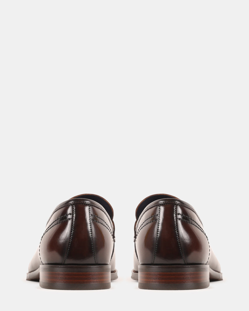 KNIES BROWN LEATHER - Men's Shoes - Steve Madden Canada - view 5