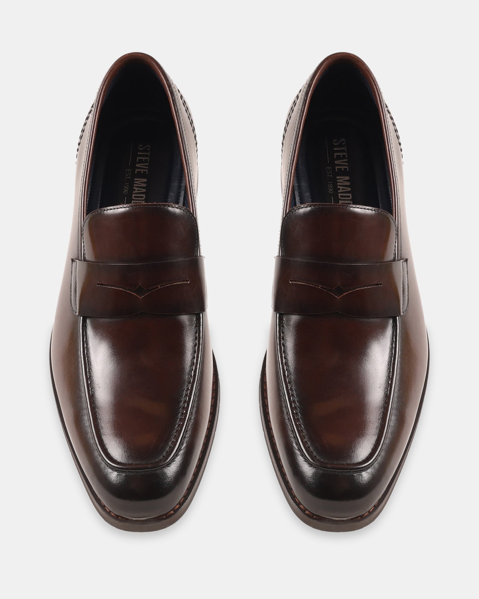 KNIES BROWN LEATHER - Men's Shoes - Steve Madden Canada - view 4