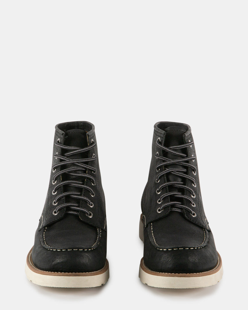 KROSS BLACK LEATHER - Men's Shoes - Steve Madden Canada - view 3