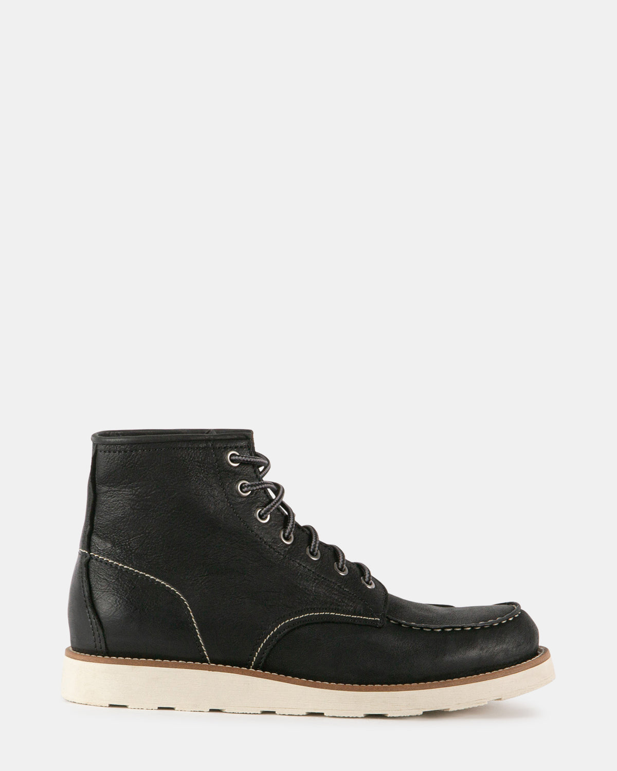 KROSS BLACK LEATHER - Men's Shoes - Steve Madden Canada