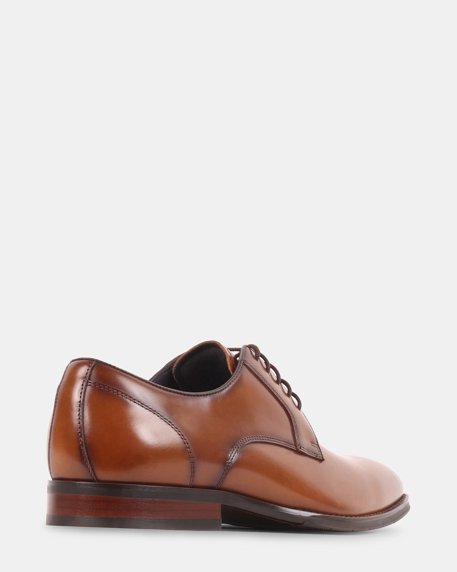 KRUISE Tan Leather Slip-On Dress Shoes | Men's Designer Shoes