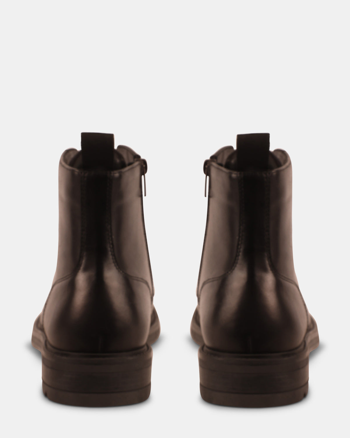 LAUGHTON BLACK LEATHER - Men's Shoes - Steve Madden Canada - view 6
