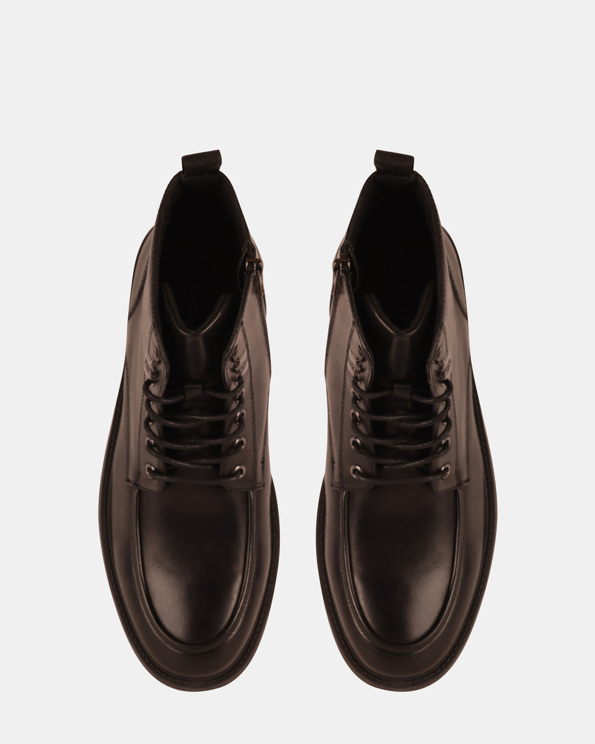 LAUGHTON BLACK LEATHER - Men's Shoes - Steve Madden Canada - view 5