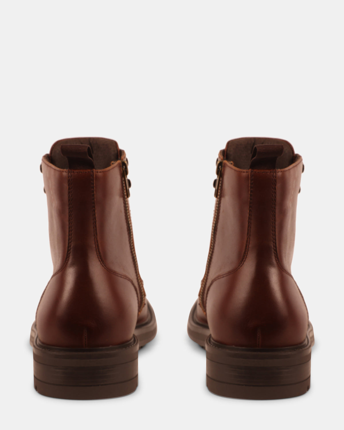 LAUGHTON COGNAC LEATHER - Men's Shoes - Steve Madden Canada - view 6