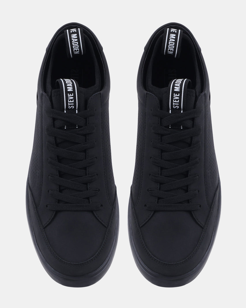 LAZLO BLACK NUBUCK - Men's Shoes - Steve Madden Canada - view 4