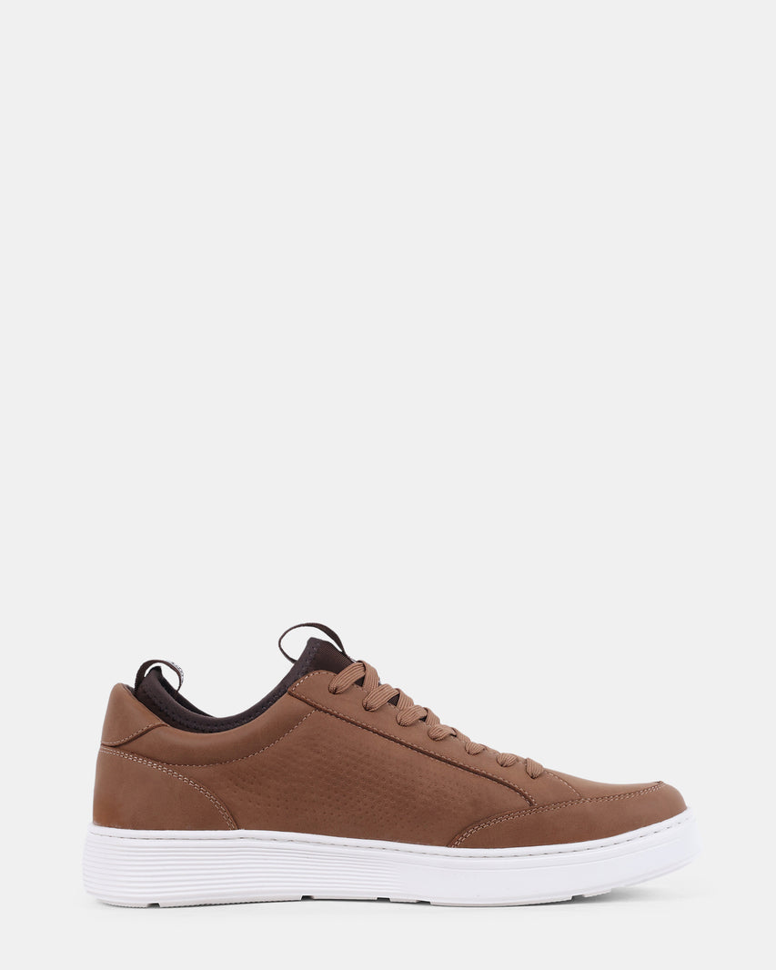 LAZLO COGNAC NUBUCK - Men's Shoes - Steve Madden Canada
