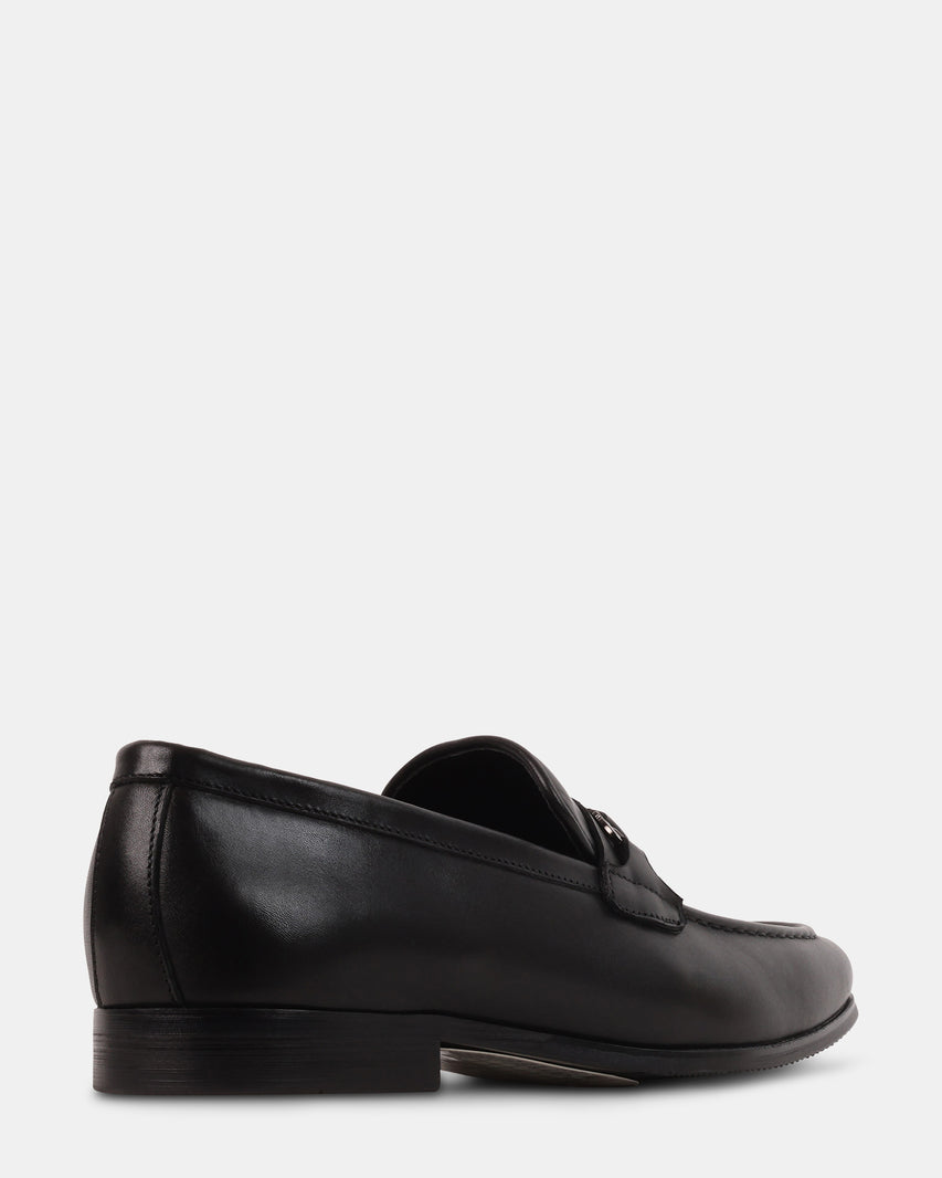 LEONARDO BLACK LEATHER - Men's Shoes - Steve Madden Canada - view 6