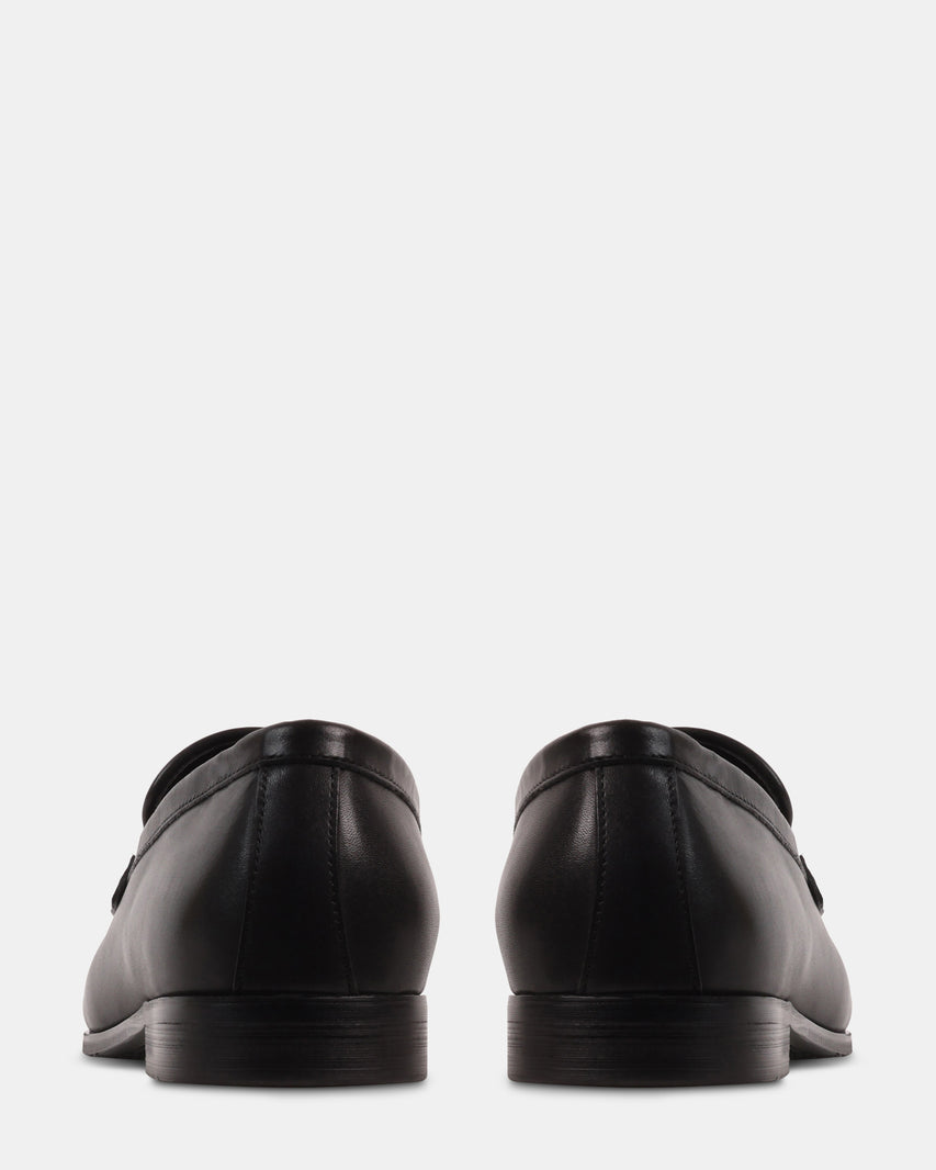 LEONARDO BLACK LEATHER - Men's Shoes - Steve Madden Canada - view 5