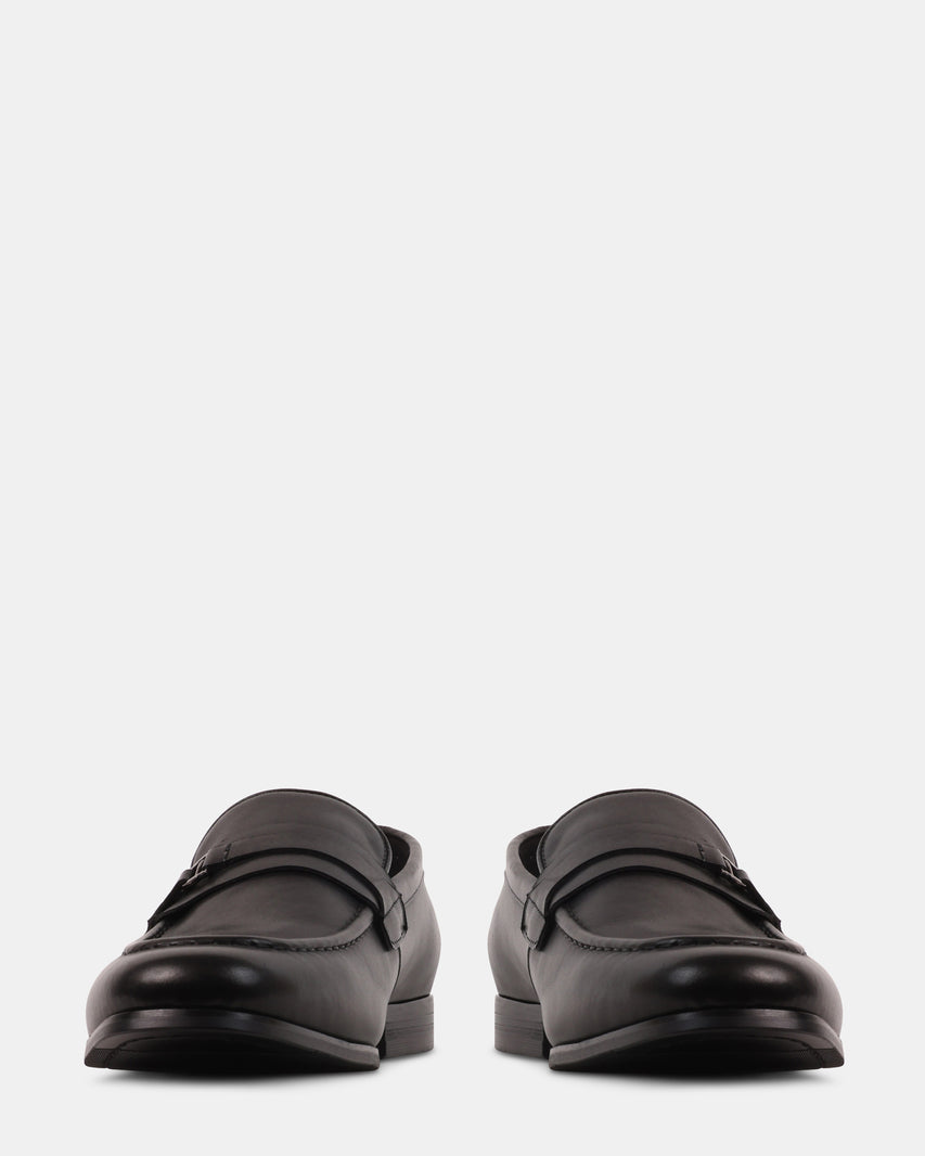 LEONARDO BLACK LEATHER - Men's Shoes - Steve Madden Canada - view 3