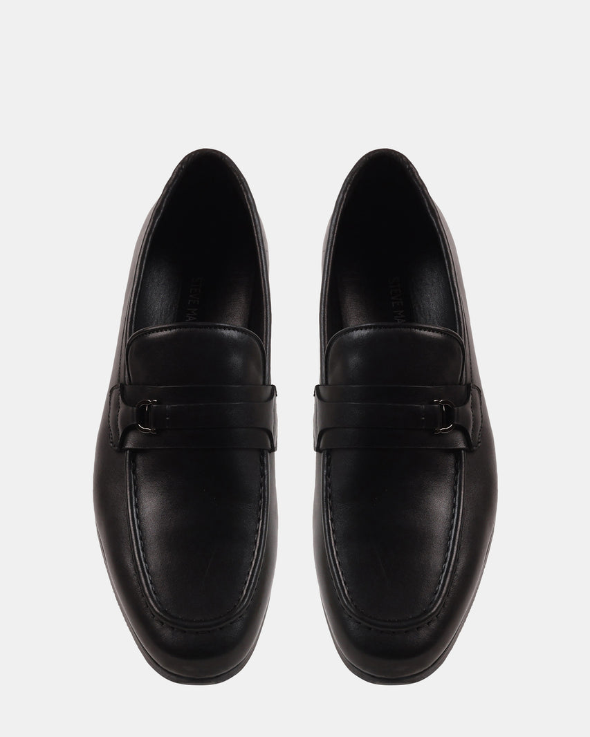 LEONARDO BLACK LEATHER - Men's Shoes - Steve Madden Canada - view 4