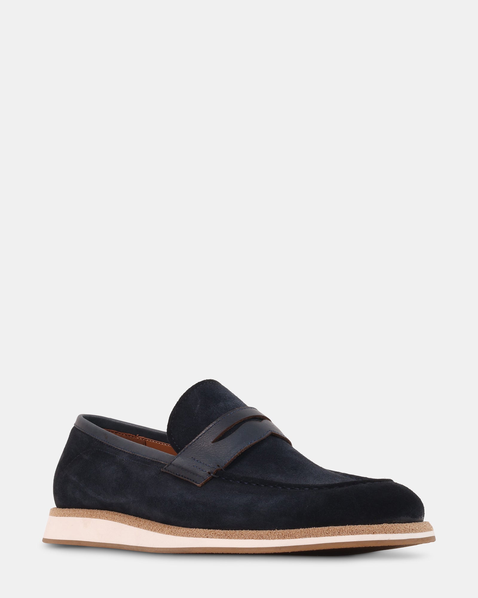 MARCUS NAVY SUEDE - Men's Shoes - Steve Madden Canada - view 2