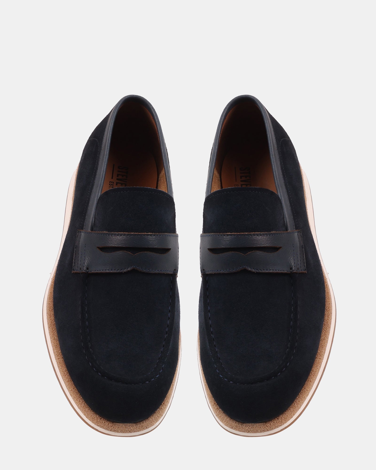 MARCUS NAVY SUEDE - Men's Shoes - Steve Madden Canada - view 4
