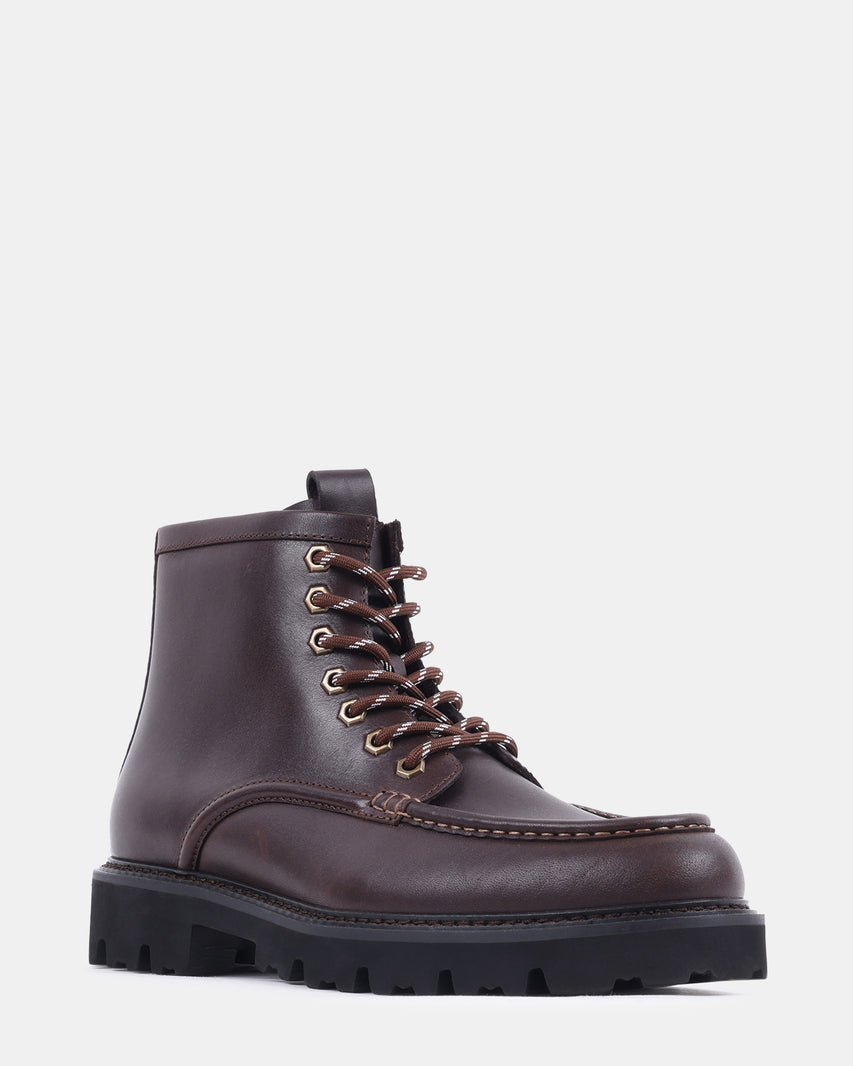 MATEO DARK BROWN LEATHER - view 2