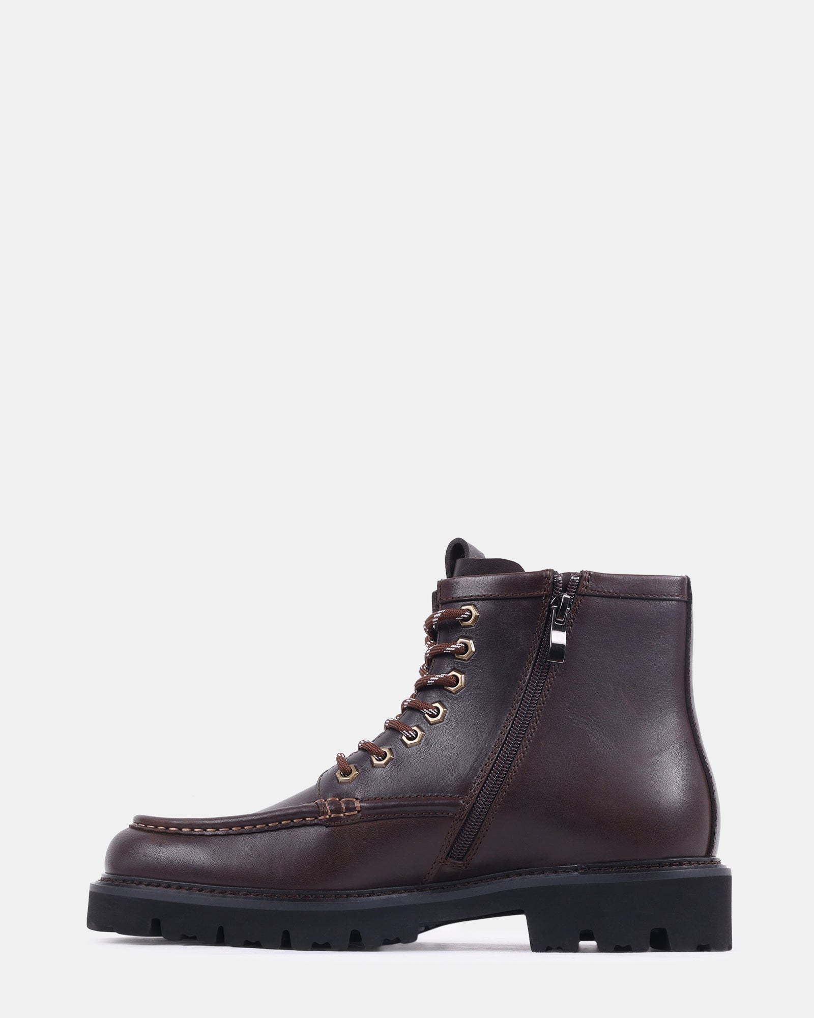 MATEO DARK BROWN LEATHER - view 4