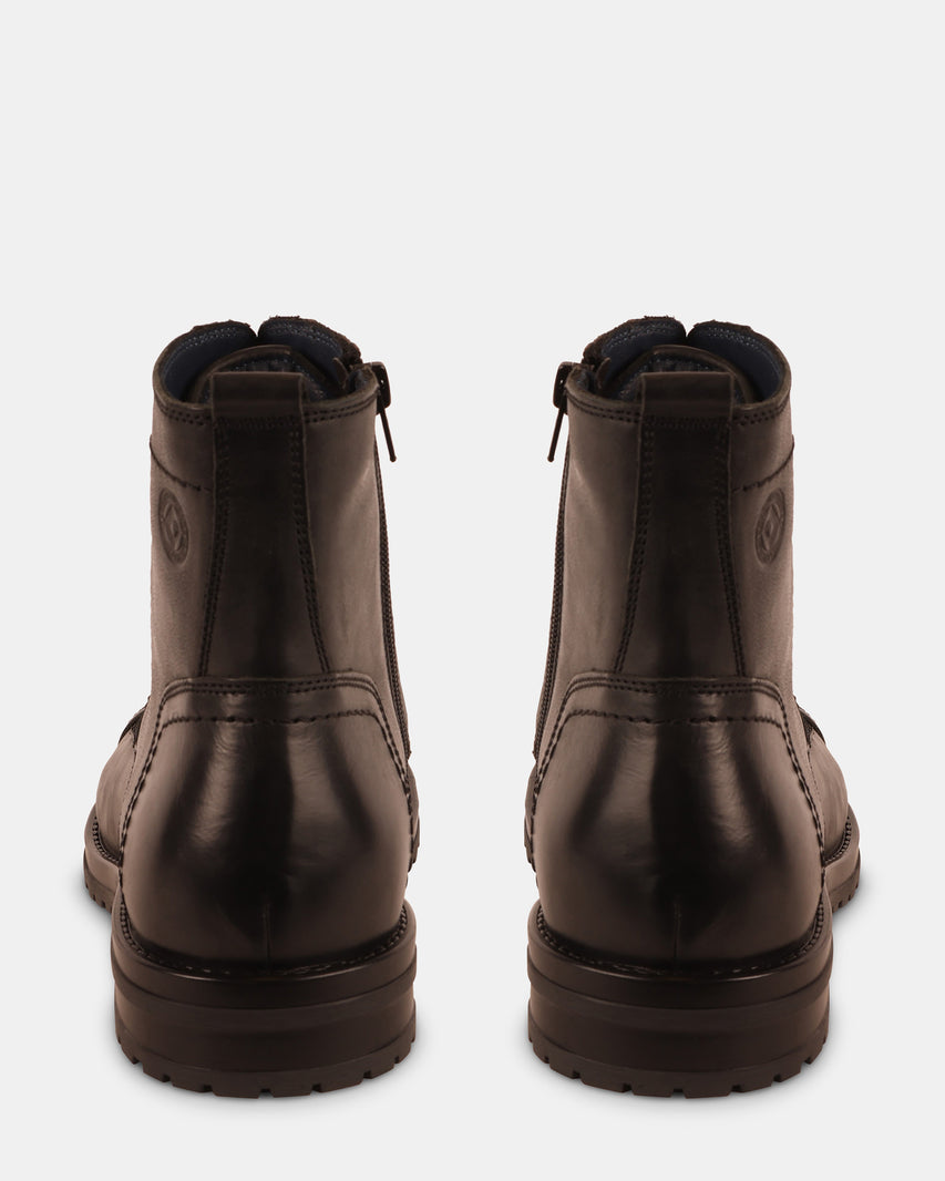 MATHESON BLACK LEATHER - Men's Shoes - Steve Madden Canada - view 6