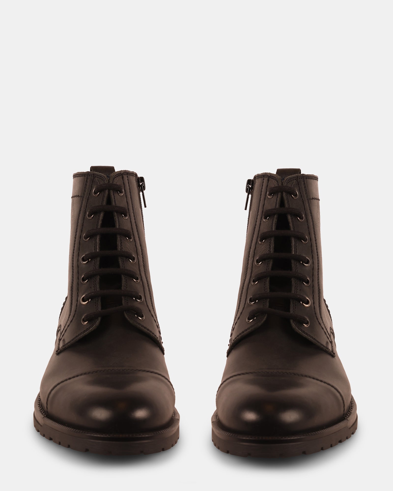 MATHESON BLACK LEATHER - Men's Shoes - Steve Madden Canada - view 3
