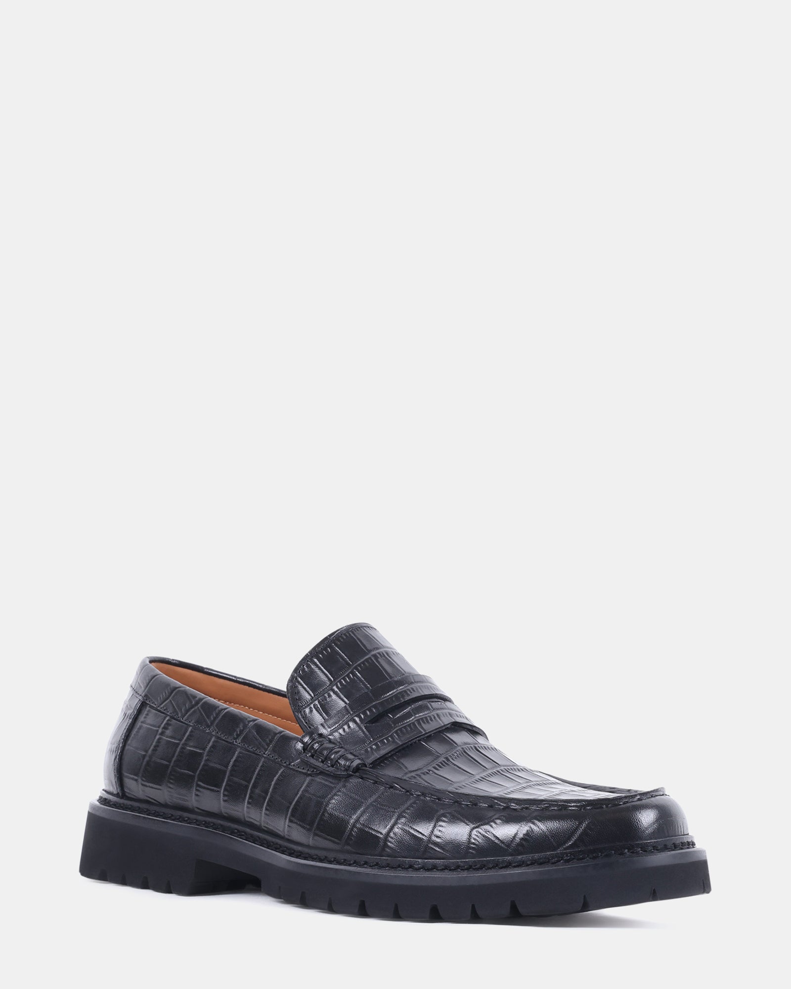 MONTEZ BLACK CROCO - Men's Shoes - Steve Madden Canada - view 2