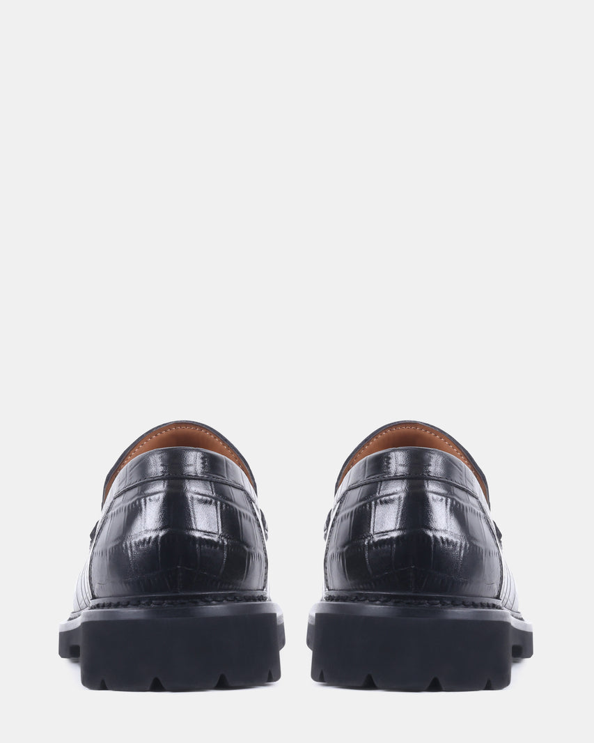 MONTEZ BLACK CROCO - Men's Shoes - Steve Madden Canada - view 5