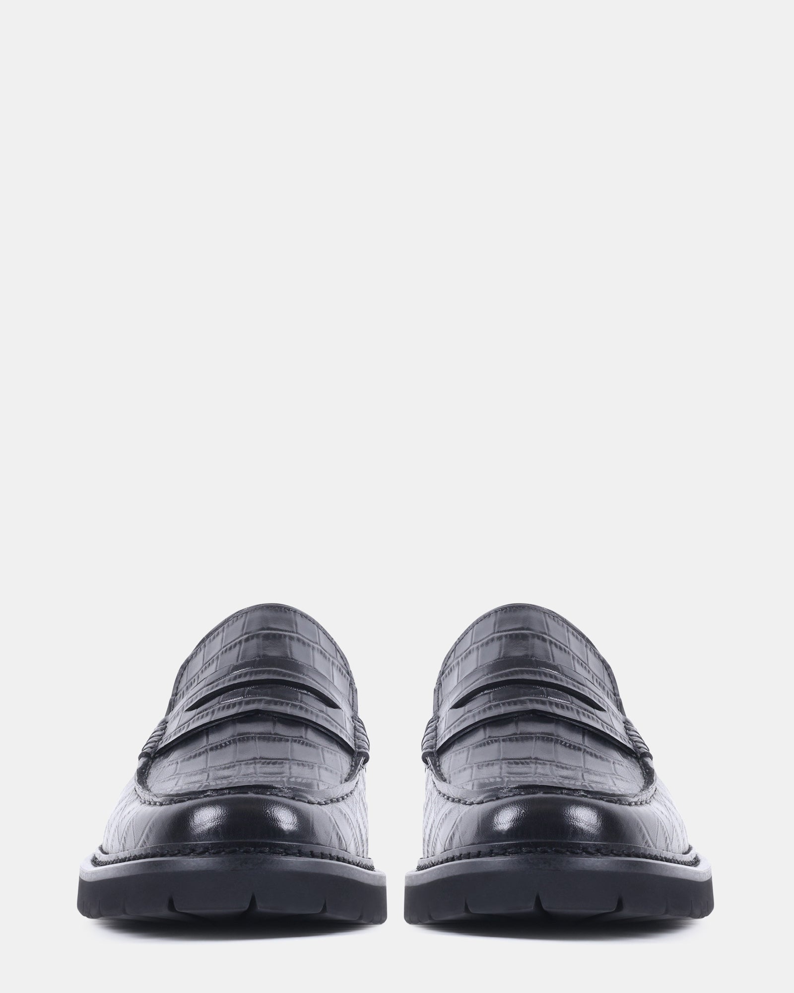 MONTEZ BLACK CROCO - Men's Shoes - Steve Madden Canada - view 3