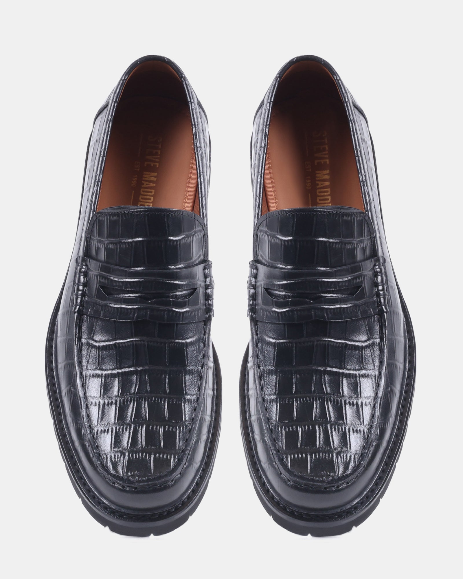MONTEZ BLACK CROCO - Men's Shoes - Steve Madden Canada - view 4