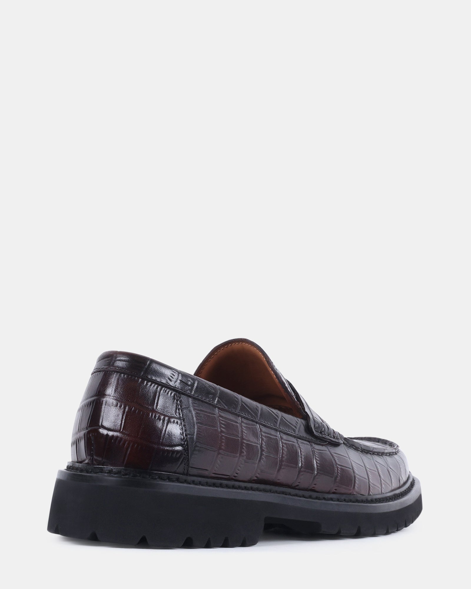 MONTEZ BROWN CROCO - Men's Shoes - Steve Madden Canada - view 6