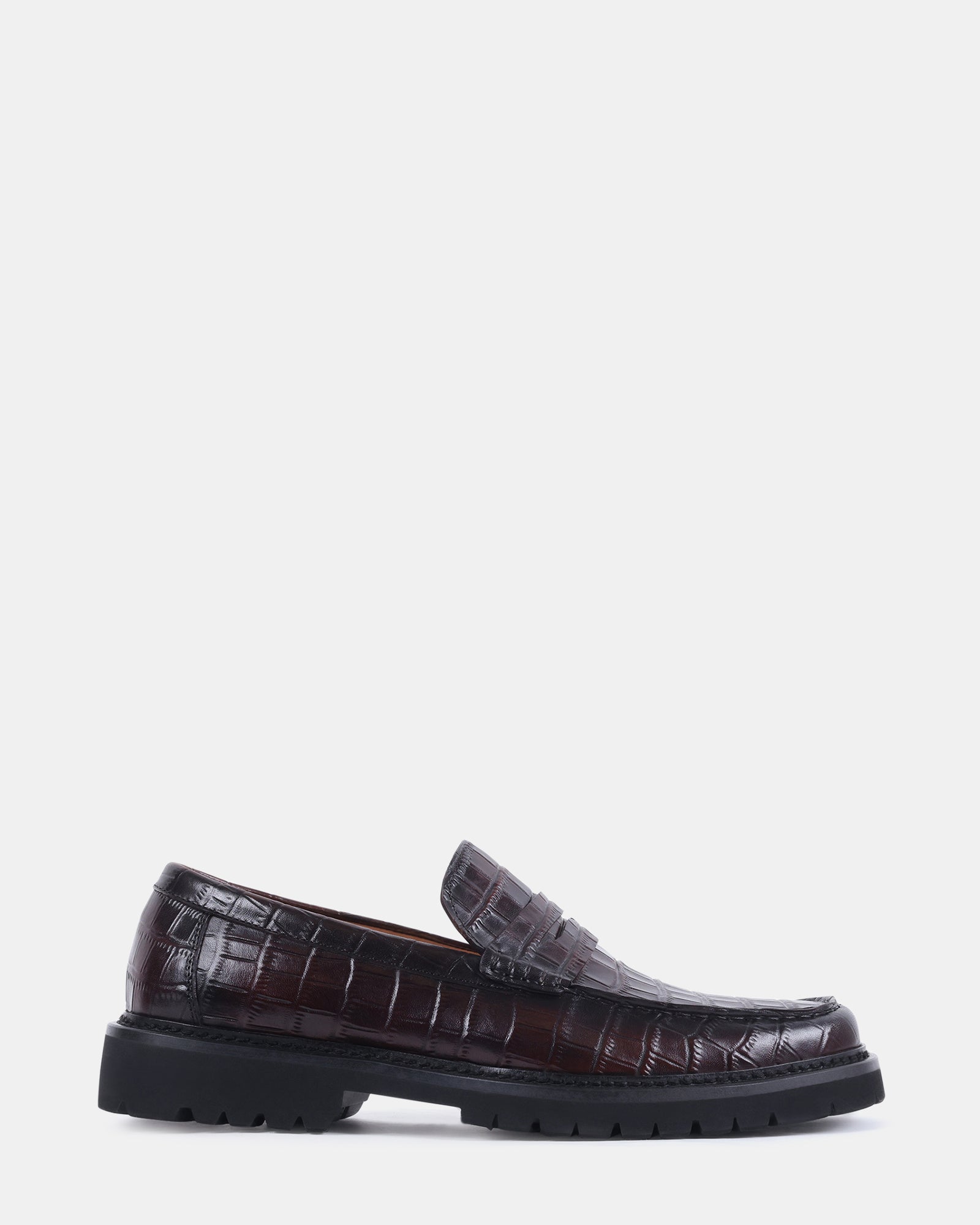 MONTEZ BROWN CROCO - Men's Shoes - Steve Madden Canada