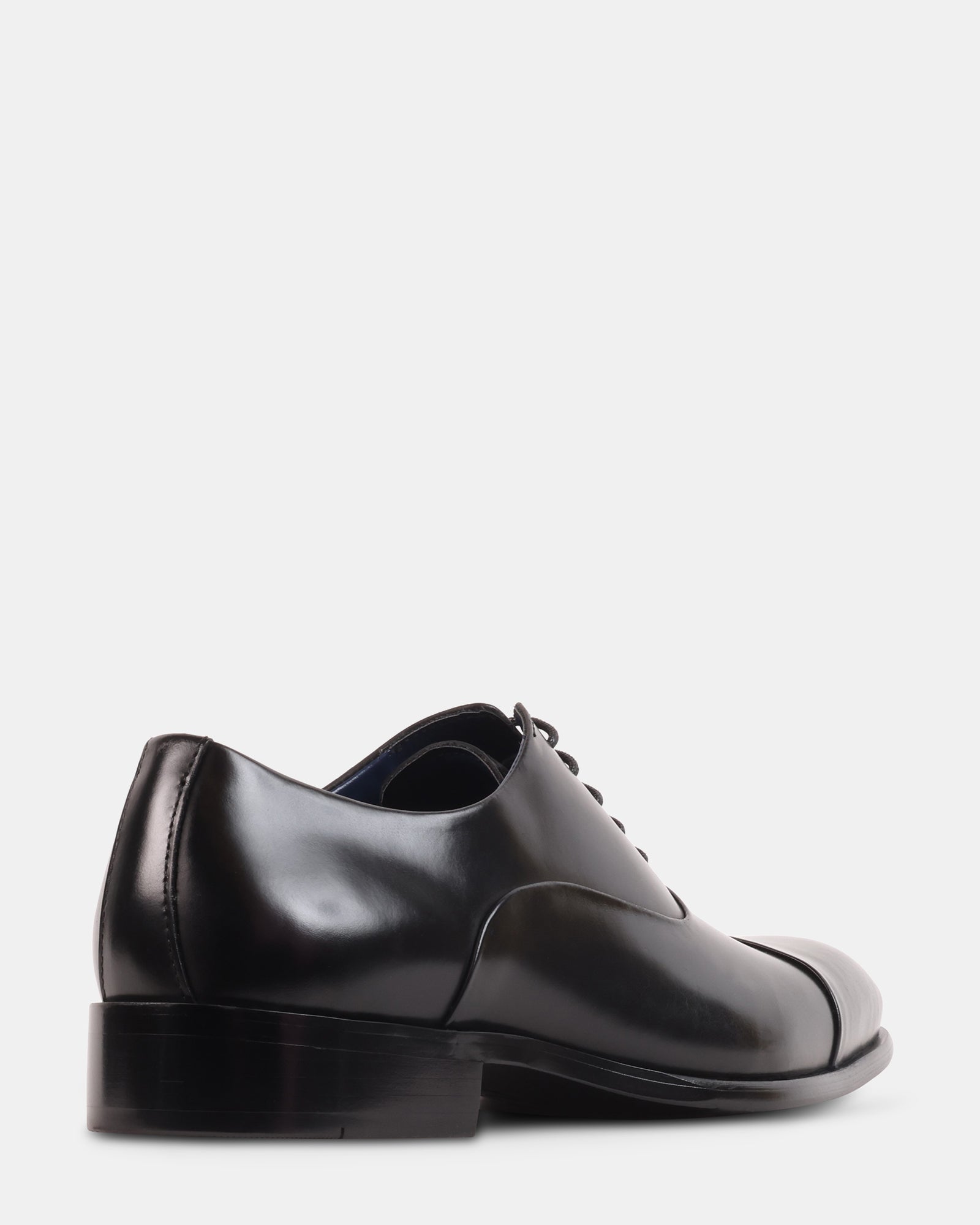 MORIATTI BLACK LEATHER - Men's Shoes - Steve Madden Canada