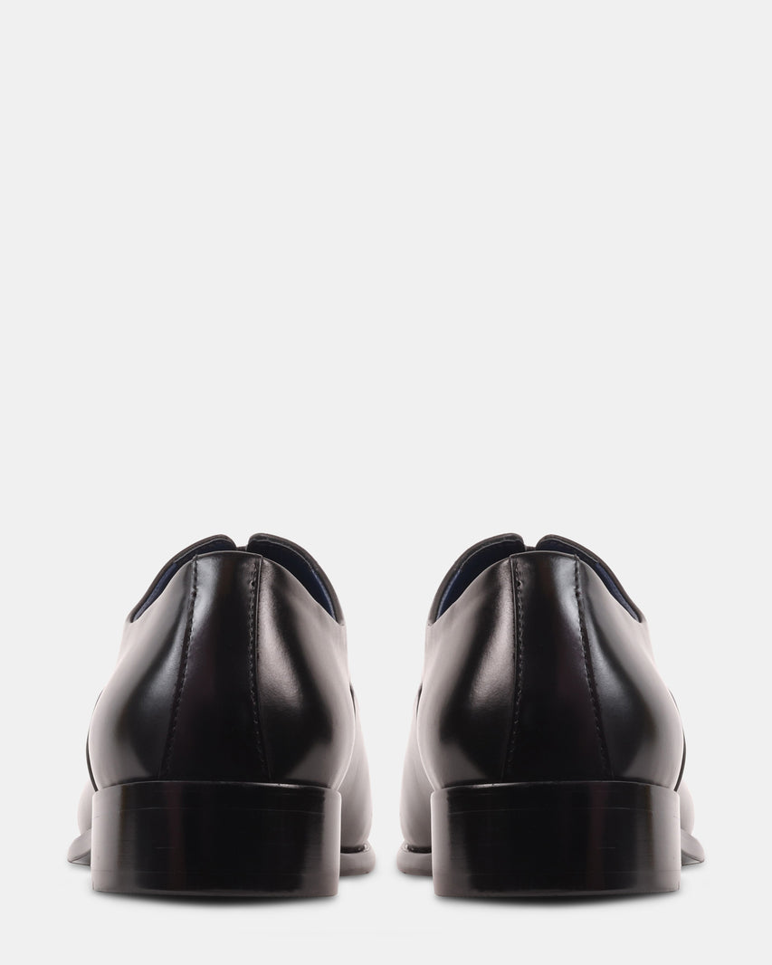 MORIATTI BLACK LEATHER - Men's Shoes - Steve Madden Canada