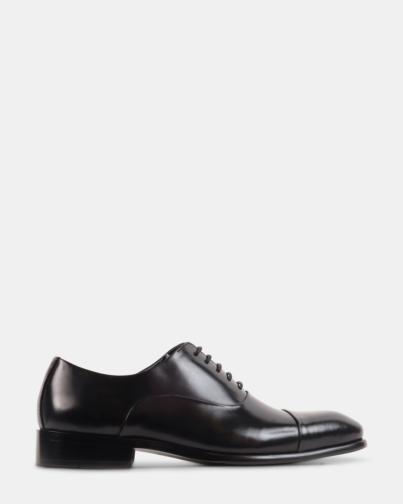 MORIATTI BLACK LEATHER - Men's Shoes - Steve Madden Canada