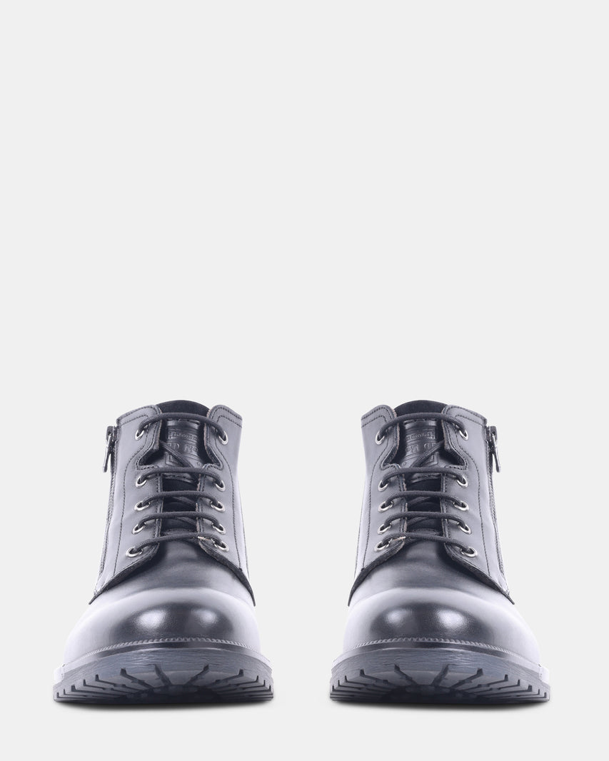 MORIS BLACK LEATHER - Men's Shoes - Steve Madden Canada - view 3