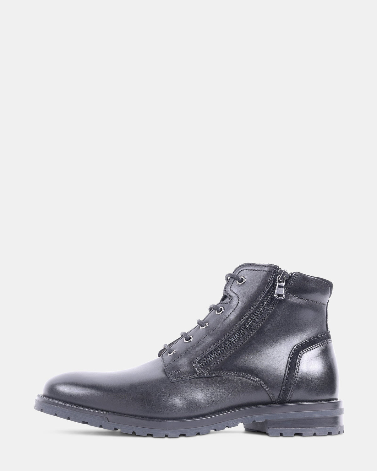 MORIS BLACK LEATHER - Men's Shoes - Steve Madden Canada - view 4