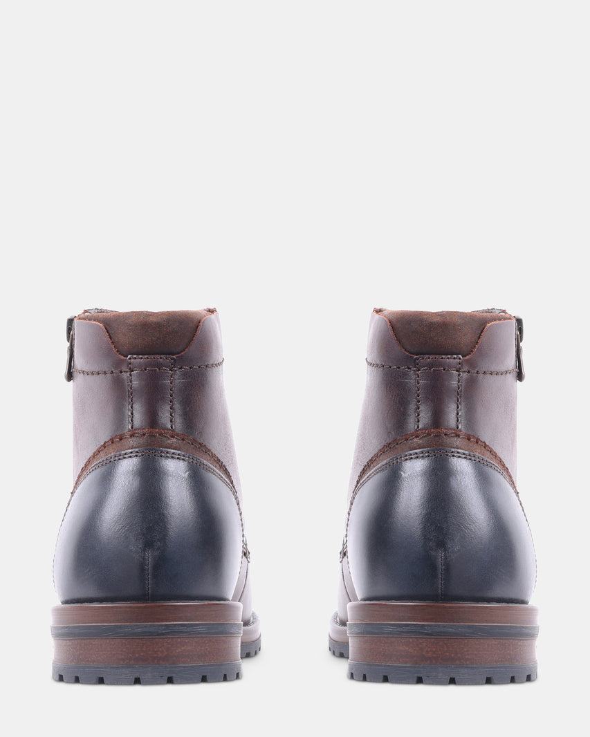 MORIS BROWN LEATHER - Men's Shoes - Steve Madden Canada - view 6