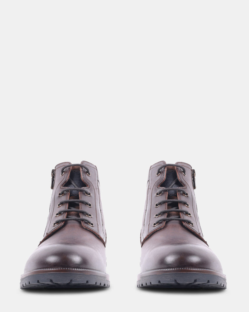 MORIS BROWN LEATHER - Men's Shoes - Steve Madden Canada - view 3