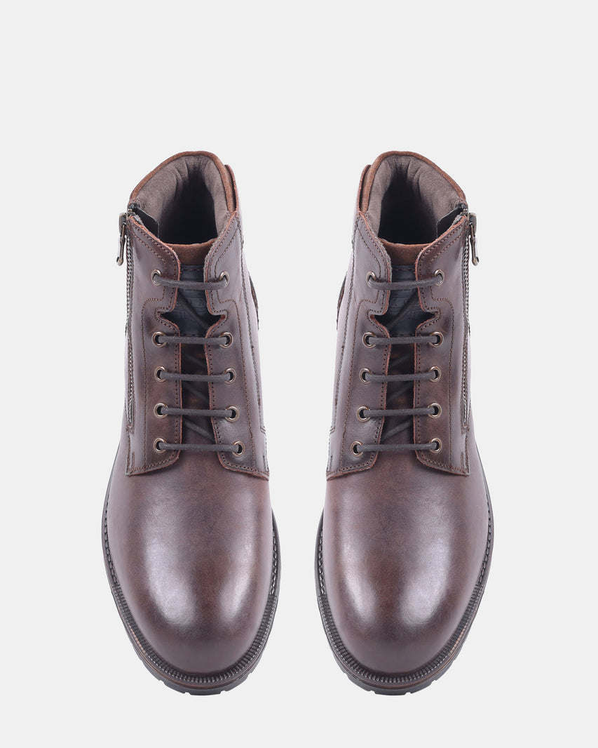 MORIS BROWN LEATHER - Men's Shoes - Steve Madden Canada - view 5