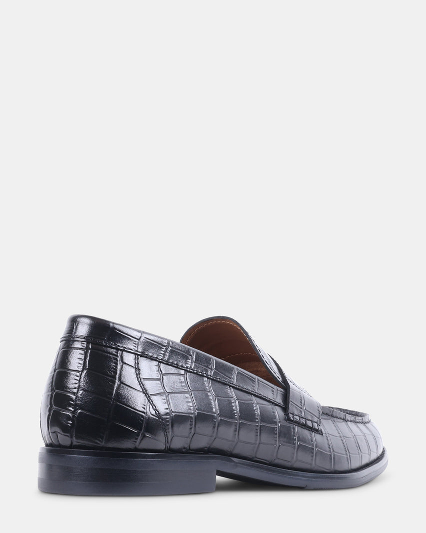 MURRAYY BLACK CROCO - Men's Shoes - Steve Madden Canada - view 6