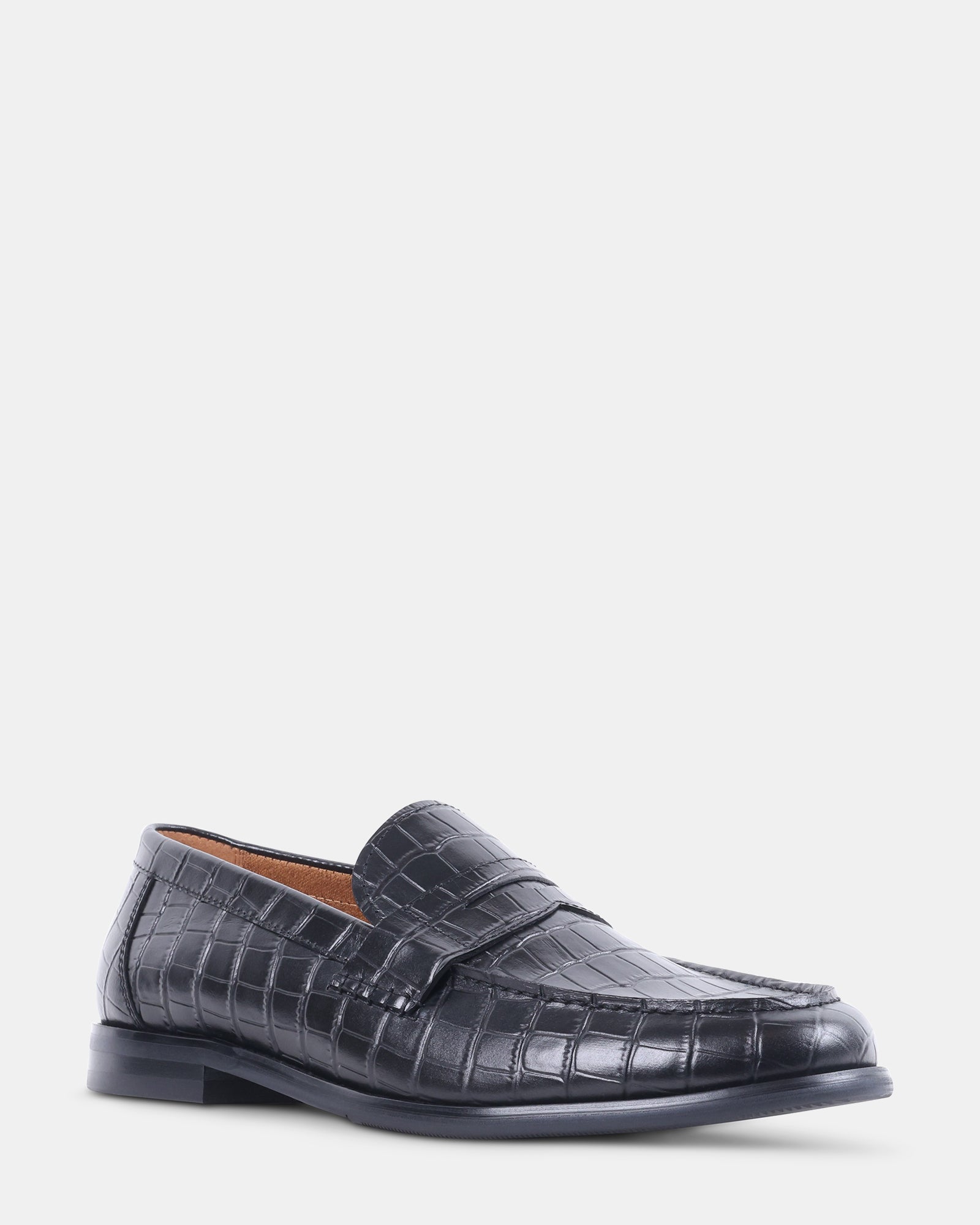 MURRAYY BLACK CROCO - Men's Shoes - Steve Madden Canada - view 2