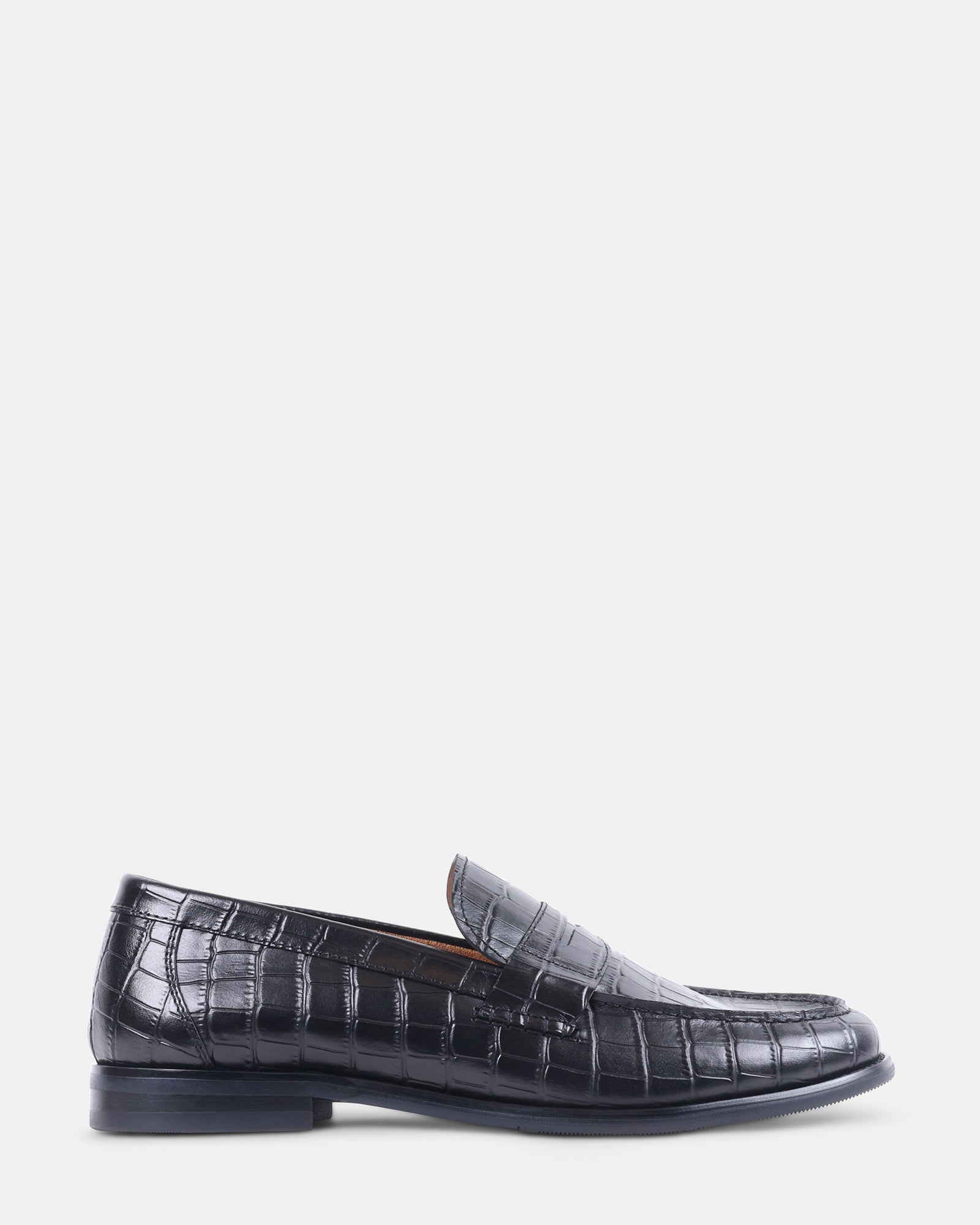 MURRAYY BLACK CROCO - Men's Shoes - Steve Madden Canada