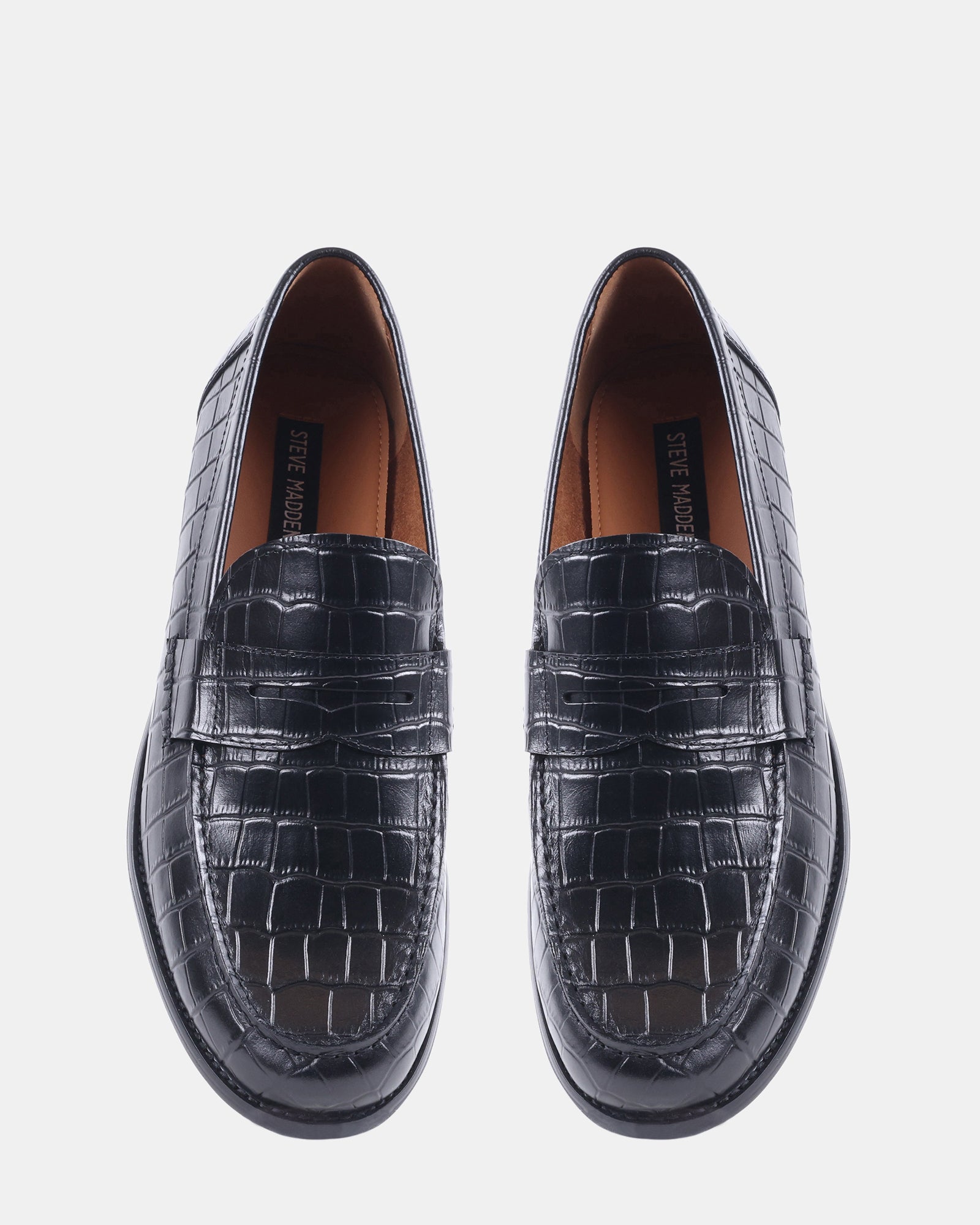 MURRAYY BLACK CROCO - Men's Shoes - Steve Madden Canada - view 4